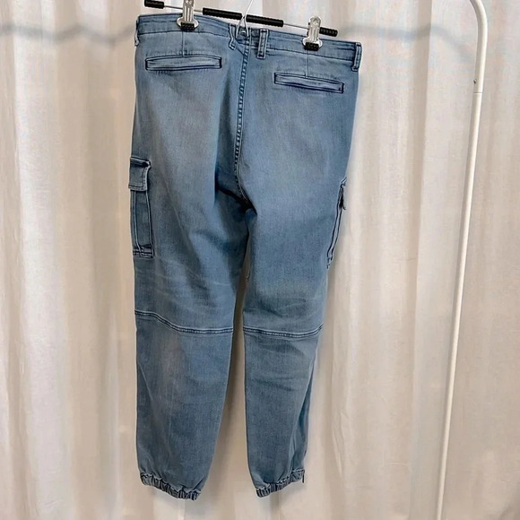 MK  Cargo Vintage Wash Denim Jeans, Size 12 - Picture 2 of 11